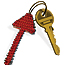 Arrow keyring