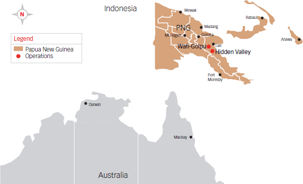 Papua New Guinea ops [map]