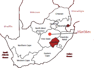 Phakisa location [SA map]