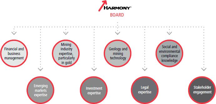 Harmony board: skills [diagram]